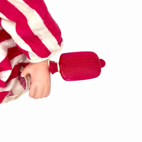 VINTAGE ZACK THE SACK WHIMSIE 1960 AMER DOLL W/ PJ'S CAP & HOT WATER BOTTLE! COL - Picture 8 of 9